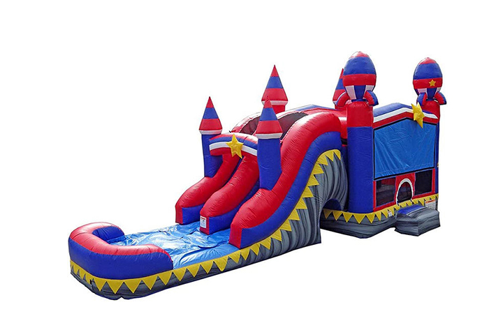 Rocket Bounce water slide combo FWZ248