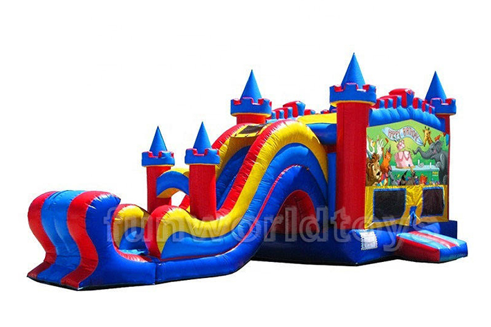 Castle bounce house with slide FWZ263