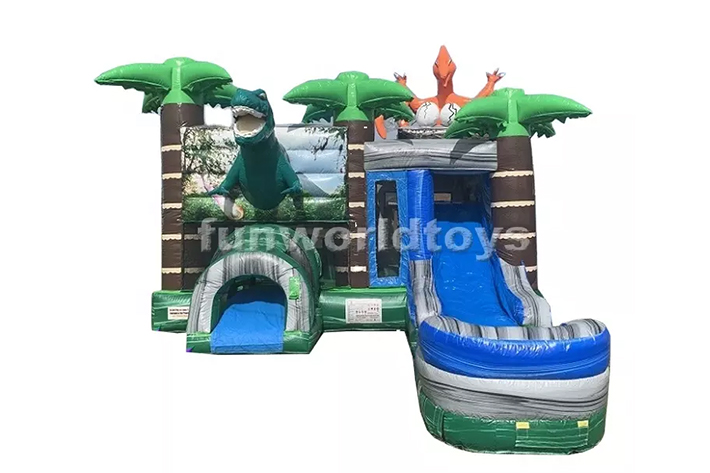 Hot bounce house commercial combo FWZ312