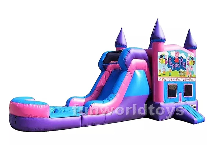 Peppa Pig bounce house with water slide  FWZ337