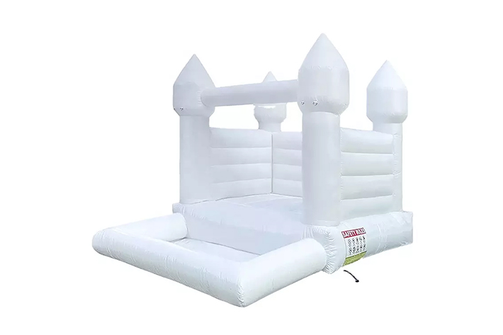 Inflatable White Bounce House FWW39