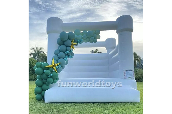 Hot Sale Inflatable White Castle wedding event FWW31