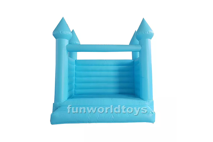 Blue Wedding Bounce House FWW14