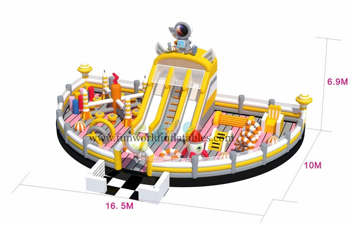 Inflatable Castles in Shopping Mall Atriums